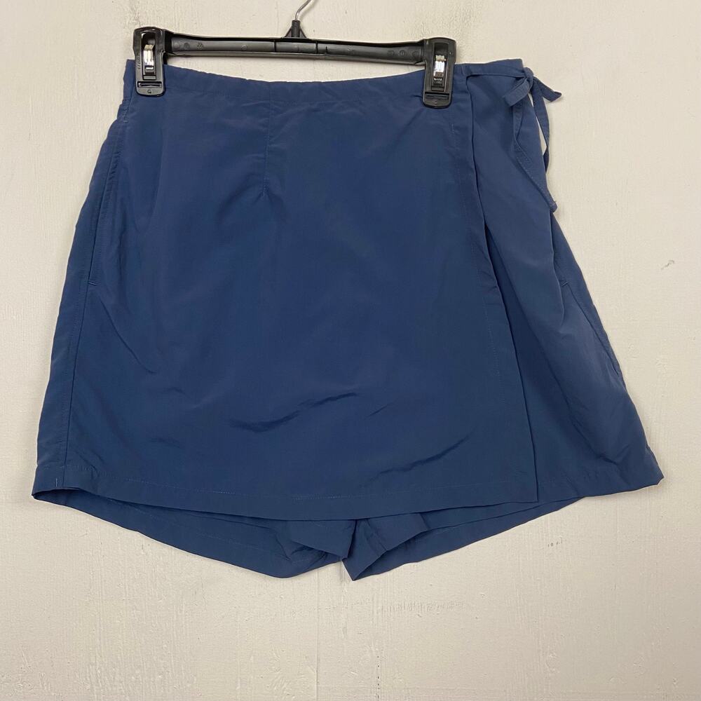 The North Face Women's Blue Wrap Front Athleisure Gorpcore Active Skort Size 12